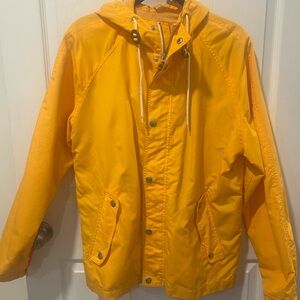 Old Navy Men's Yellow Raincoat- Size Medium